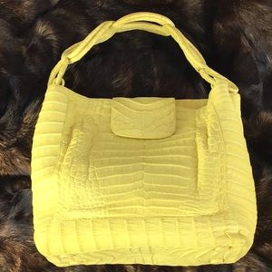 Genuine CROCODILE HANDBAG by  NANCY GONZALES